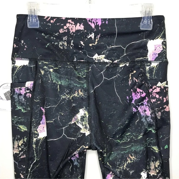 Alive Magnetics Marble Printed Active Leggings Pockets - Picture 8 of 14